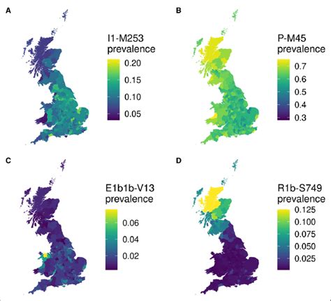 Examples of geographic structuring of Y chromosome variation by place ...