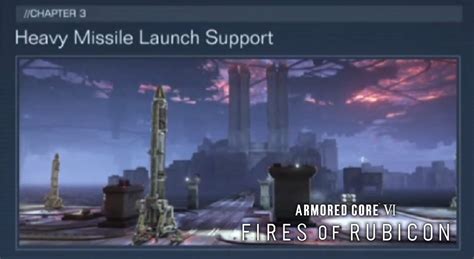 Armored Core 6 Fires Of Rubicon Heavy Missile Launch Support