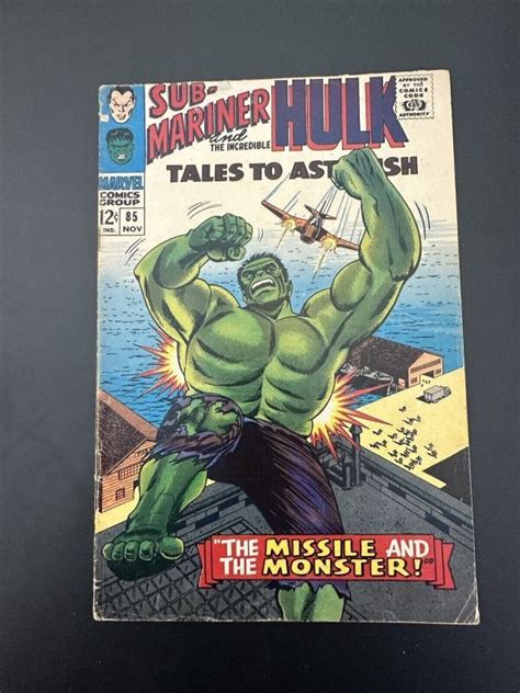 TALES TO ASTONISH 85 VG The Missile And The Monster Marvel 1966