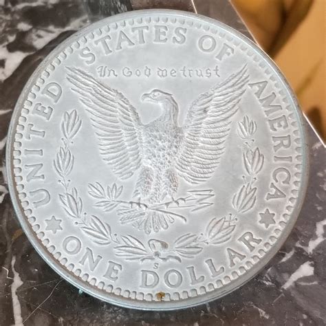 Novelty Coins Oversized 3 1884 S Morgan Silver Dollar And Etsy