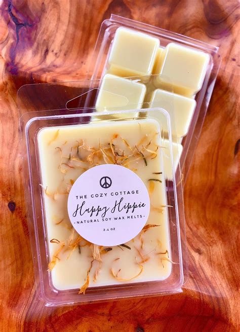 Patchouli Amber Natural Soy Wax Melts Herbal Wax Tarts For Warmer Hippie Ts Non Toxic And Eco