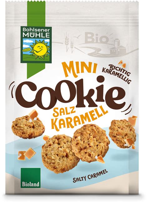 Bohlsener Mühle Mini Cookie Salz Karamell 125 g P Kekse Waffeln und