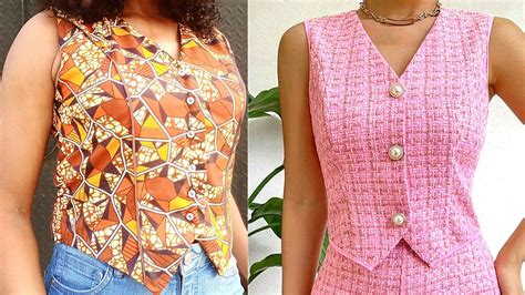 DIY Waistcoat How To Sew A Princess Dart Waistcoat Easiest Method