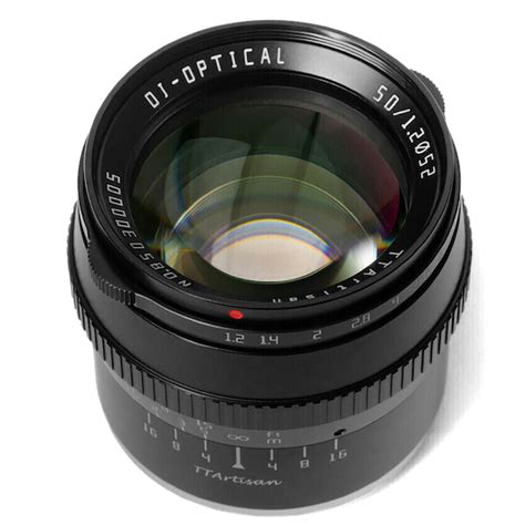 Объектив TTArtisan 50mm F1.2 Micro 4/3 Чёрный