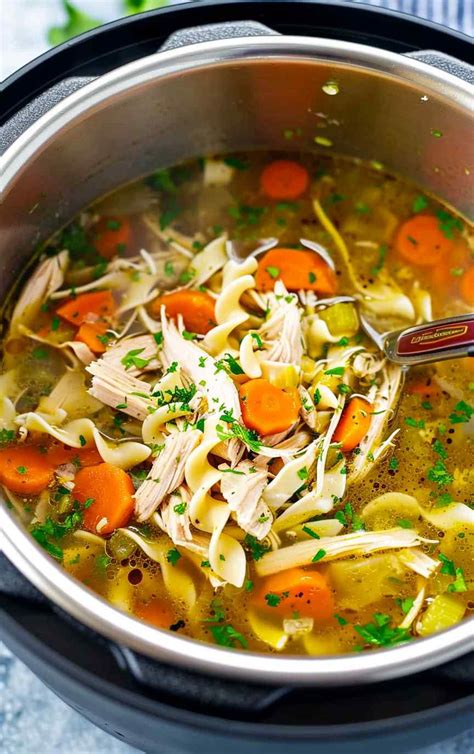 Instant Pot Chicken Noodle Soup Quick Homemade Recipes