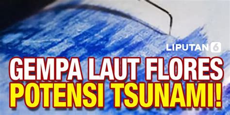 VIDEO Gempa Magnitudo 7 5 Guncang Larantuka NTT Berpotensi Tsunami