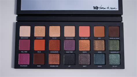 Urban Decay Born To Run Eyeshadow Palette Review Jillian Cecilia