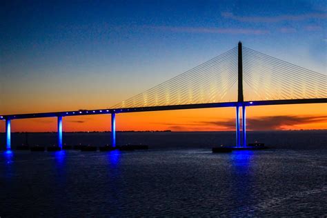 Sunshine Skyway Bridge Florida Free Photo On Pixabay