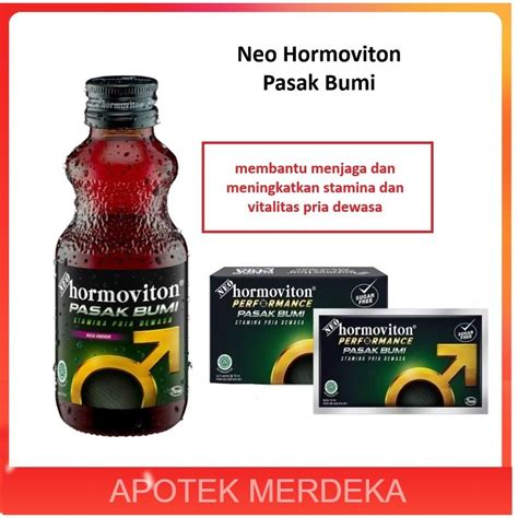 Jual NEO Hormoviton Pasak Bumi Botol Sachet Minuman Pria Dewasa