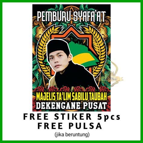 Jual Bendera Gus Iqdam Sabilu Taubah Bendera Syekhermania Besar