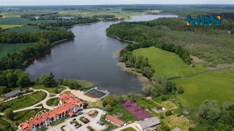 Działka z linią brzegową jeziora Łękuk gmina Wydminy MBN