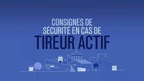 Consignes de sécurité en cas de tireur actif YouTube