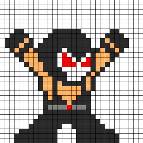 Minecraft Pixel Art Templates Batman