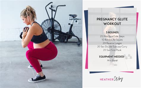 Quick Glute Workout For Pregnancy Heather Osby