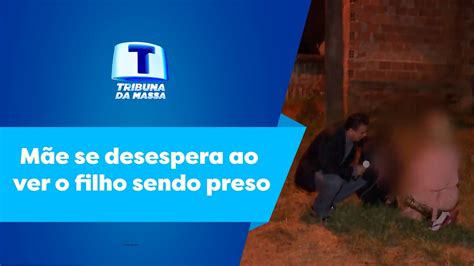 M E Se Desespera Ao Ver O Filho Sendo Preso Tribuna Da Massa