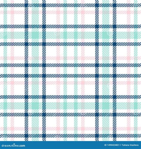 Tartan Seamless Vector Plaid Pattern Checkered Plaid Texture