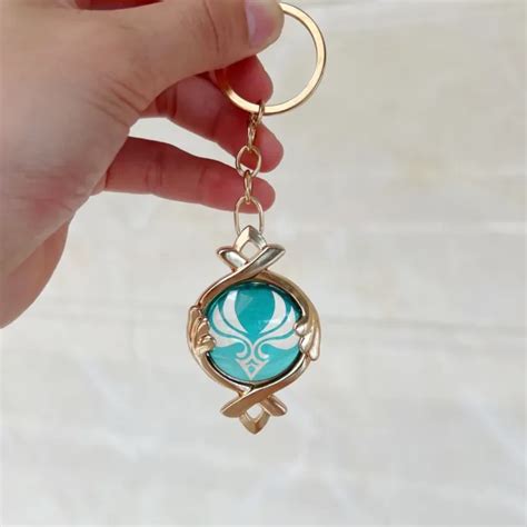 GENSHIN IMPACT FONTAINE Geo Cryo Cosplay Metal hyalin Pendant Necklace $10.99 - PicClick AU