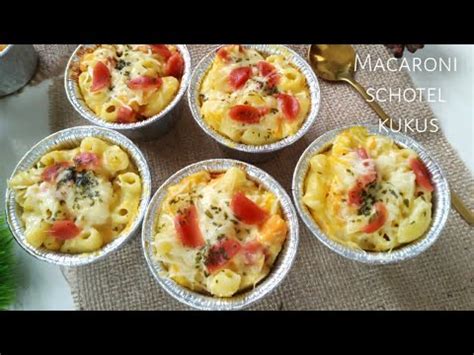 CARA MUDAH BIKIN MACARONI SCHOTEL KUKUS Tanpa Tepung YouTube