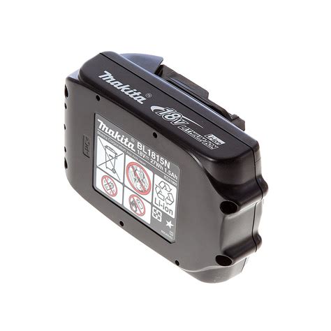 Makita BL1815N Lithium Ion Battery, 18Volt, 1.5Ah