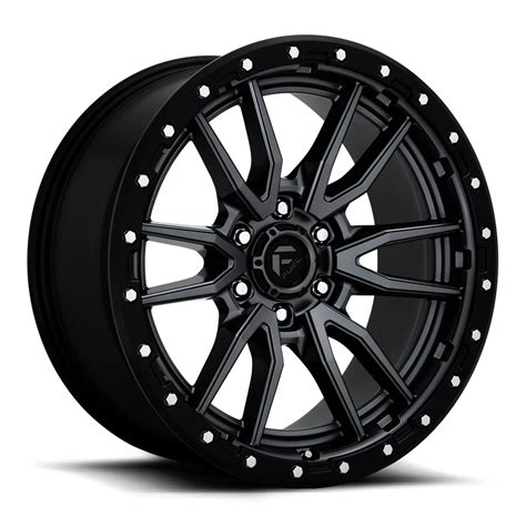 2 New Matte Grey Fuel Wheels Rebel 6 D680 17x9 6 139 70 104919 Ebay