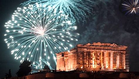 Athens Welcomes The New Year With Singing And Dancing Video