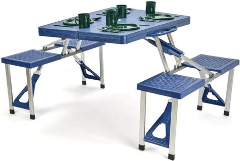 Outsunny Table De Pique Nique Junior Pliable Pour Camping Jardin