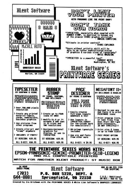 Atari 400 800 Xl Xe Typesetter Layout Disk Scans Dump Download