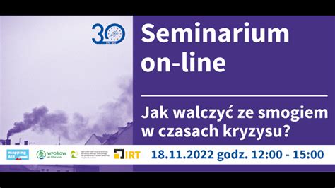 Podsumowanie seminarium Jak walczyć ze smogiem w czasach kryzysu