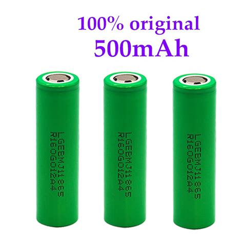 Hohe Kapazität 3 7 V 500 Mah 18650 Lithium Akku für 18650 500 mah