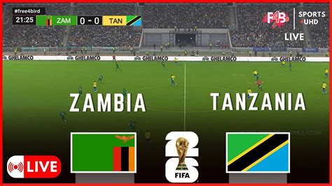 Zambia Vs Tanzania Live Fifa World Cup Qual Caf Simulation