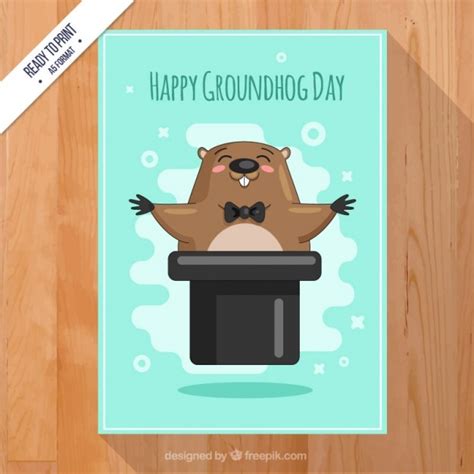 Groundhog Day Cards Free Printable