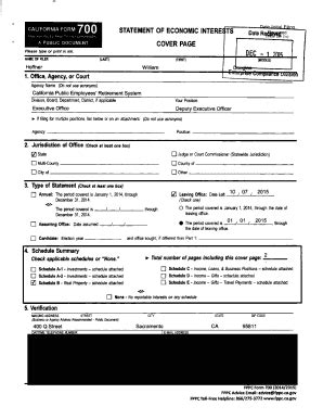 Fillable Online Calpers Ca CALIFORNIA FORM I Calpers Ca Fax Email