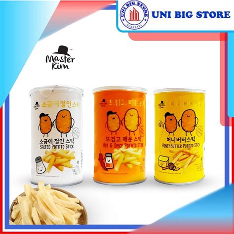 Jual Master Kim Potato Stick Salted Honey Butter Hot Spicy 70 Gr Stik