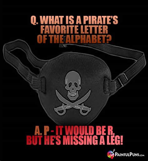 Pirate Jokes, High Seas Puns, Marauder Humor 2 | PainfulPuns.com