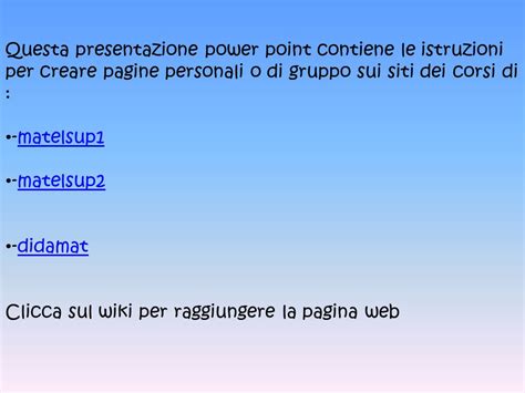 Questa Presentazione Power Point Contiene Le Istruzioni Per Creare