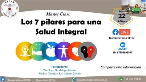 Clase Los 7 Pilares De La Salud Cetim Aula Virtual