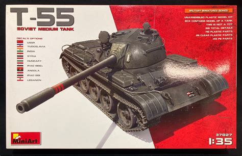 Mini Art 1 35 Scale T 55 Soviet Medium Tank 37027 MANDARAKE 在线商店