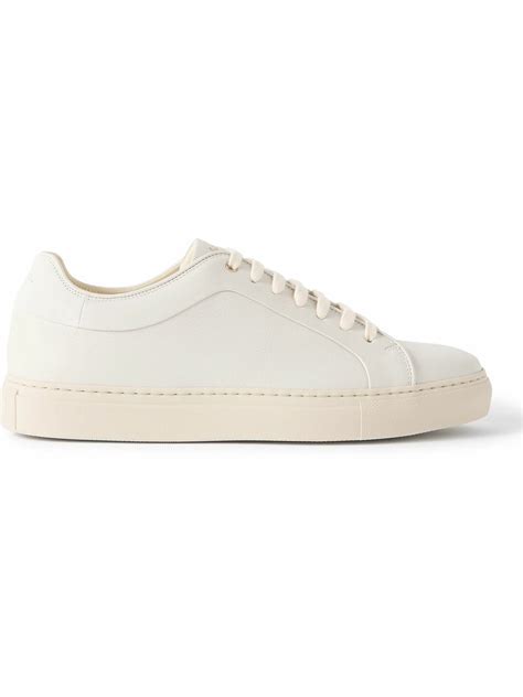 Paul Smith Basso Lux Suede Trimmed Leather Sneakers Neutrals Paul Smith