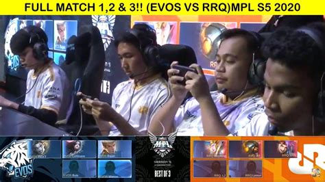 Full Match Evos Vs Rrq El Classico Mpl Season Youtube