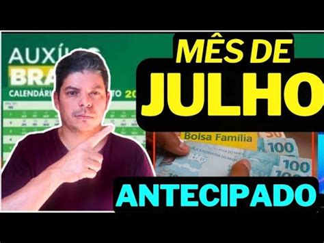 Urgente CALENDÁRIO ANTECIPADO DE PAGAMENTOS DO AUXÍLIO BRASIL PARA