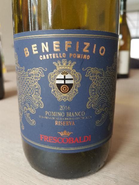 2016 Marchesi De Frescobaldi Pomino Castello Di Pomino Bianco Riserva