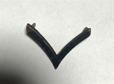 Vintage Ww2 Era Usmc Private First Class Insignia G 23 Etsy