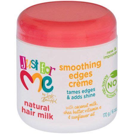 Just For Me Natural Hair Milk Smoothing Edges Cream - For Curly, Coily, Relaxed and Protective ...