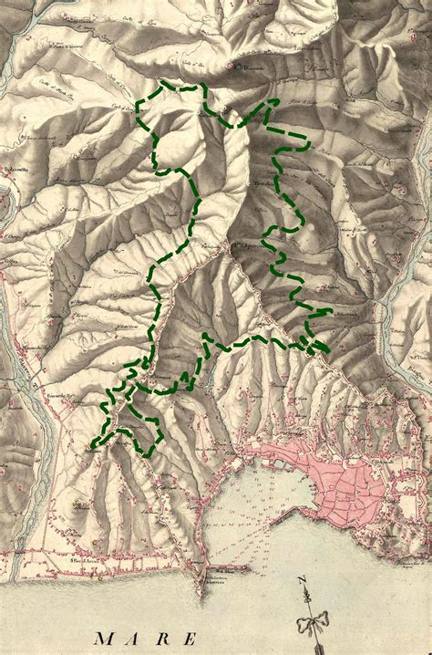 Genoa And The Walls C 1815 1823 From Italian Military Geographical Download Scientific