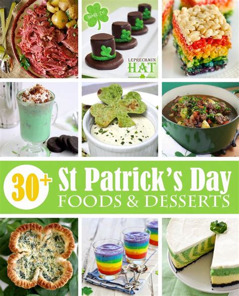 30 St Patricks Day Food And Dessert Ideas St Patricks Day Food