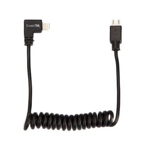 ConnecThor Kabel Coiled Micro USB Lyn Elgiganten