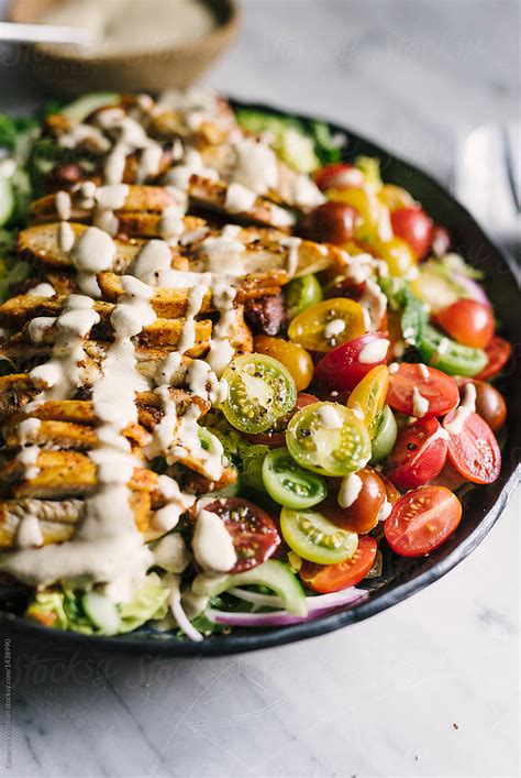 "Chicken Shawarma Salad" by Stocksy Contributor "CWP, LLC" - Stocksy