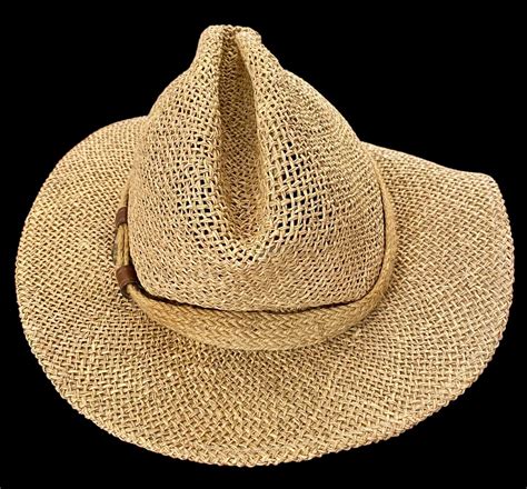 Summer Club Australian Straw Safari Style Hat Fits Mo Gem