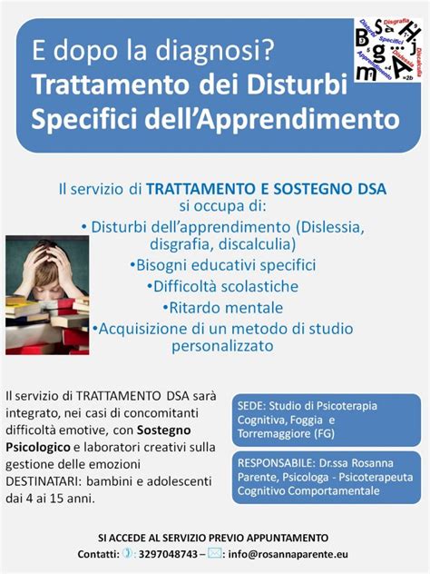 Disturbi Specifici Dell Apprendimento Studio Di Psicoterapia