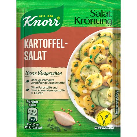 Knorr Salatkrönung Kartoffelsalat Für 600ml 40g Salatdressing Essig